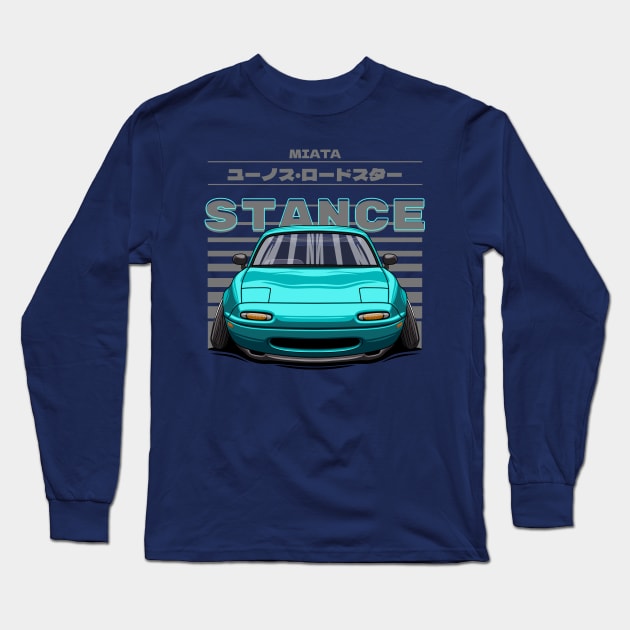 stance of miata (tosca) Long Sleeve T-Shirt by Rezall Revolution